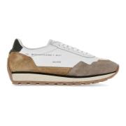 Vintage Style Sneakers med Suede Inserts