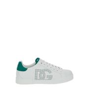 Hvide Sneakers med Portofino Logo