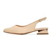 Elegant Slingback Ballerinas - Beige