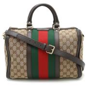 Pre-owned Canvas gucci-tasker