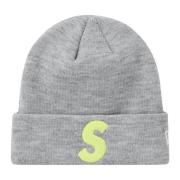 Klassisk S Logo Beanie Heather Grey