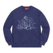 Begrænset udgave Dice Crewneck Vasket Navy