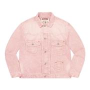 Begrænset udgave Denim Trucker Jacket Pink