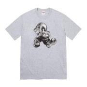 Elefant Tee Heather Grey Klassisk Bomuld