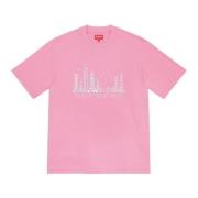 Pink Skyline Grafisk T-shirt Begrænset Oplag