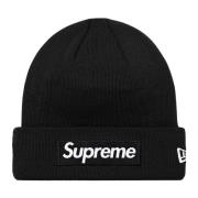 Begrænset udgave Box Logo Beanie Sort