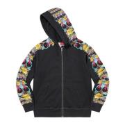 Begrænset udgave Skulls Zip Up Hoodie Sort