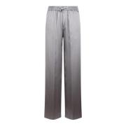 Satin Wide Leg Trousers