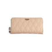 Pink Wallet with Multiple Compartments