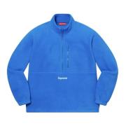 Bright Blue Polartec Half Zip Pullover