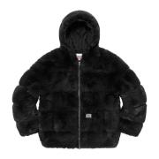 Begrænset udgave Faux Fur Hooded Jacket