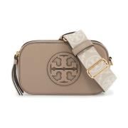 Grained Leather Mini Crossbody Taske