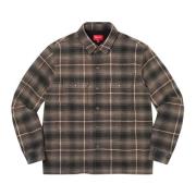 Shearling Foret Flannel Skjorte Sort