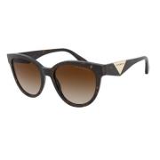 Brun Acetat Dame Solbrille