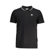 Elegant Polo Shirt med Kontrastdetaljer