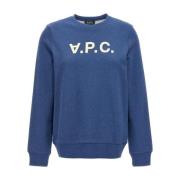 Indigo Blue Rund Hals Sweatshirt Logo