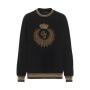 Pyntet Bomuld Crewneck Sweatshirt