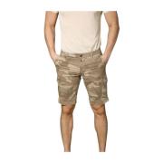 Camouflage Cargo Bermuda Slim Fit