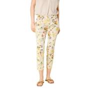 Blomstret Curvy Chino Bukser