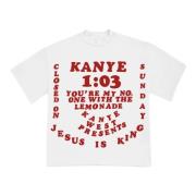 Kanye West JIK III T-Shirt Hvid