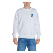 Langærmet sweatshirt med rund hals