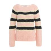 Pink Mohair Striktrøje AW24