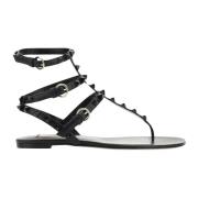 Sorte Rockstud Sandaler SS22