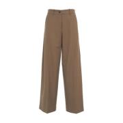 Beige Carrot Slim Bukser AW24