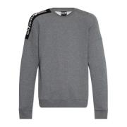 Sweatshirt med trykt logo