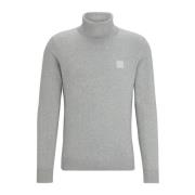 Højhalset sweater