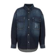 Stilfuld Denim Skjorte