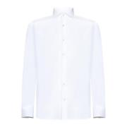 Poplin Texture White Shirt