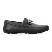 Parigi Loafers Sort Læder Slip-On