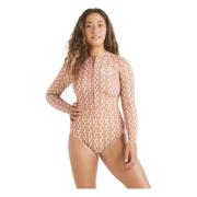 Salty Dayx Half Zip Swimsuit