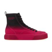 Ombré High Top Canvas Sneakers