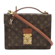 Pre-owned Canvas louis-vuitton-tasker