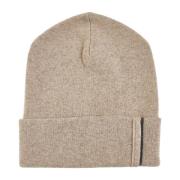 Kashmir Beanie med Monile Pynt