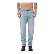 Ripped Loose-Fitted Mid Waist Jeans