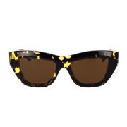 Cat-Eye Solbriller BV1218S 002 Trendy Skulpturel