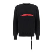 Afslappet Stil Sweatshirt