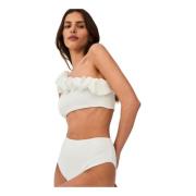 Birth of Venus Bikini Top White