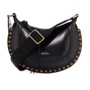 Studded Leather Mini Skuldertaske