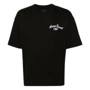 Broderet Logo Sort T-shirts og Polos