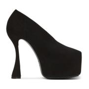 Eden platform pumps i ruskind