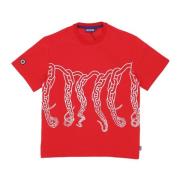 Rød Chain Tee Kortærmet T-shirt