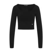 Sort Sweater Kvinders Mode AW24