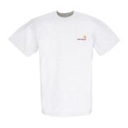 Script Tee Soft Fit Broderet T-shirt