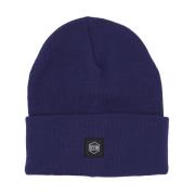 Klassisk Logo Beanie Hat Blå