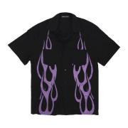 Flames All Over Short Sleeve Shirt