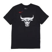 Chicago Bulls Logo T-shirt Sort